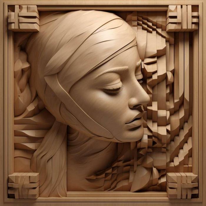 نموذج ثلاثي الأبعاد لآلة CNC 3D Art 